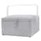 Gray Square Sewing Basket by Loops & Threads®